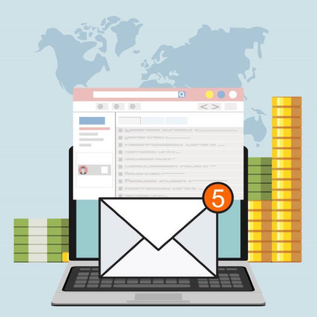 A photo indicating an email from inbox dollar
