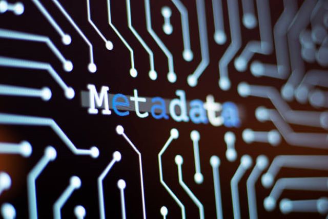 A photo showing metadata or meta description
