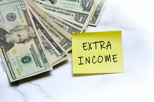 A photo indicating passive income for artists