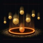 Gold coins falling into a dark glowing pit, symbolizing hidden financial loss.